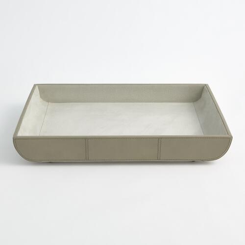 Curved Corner Tray-Light Grey
