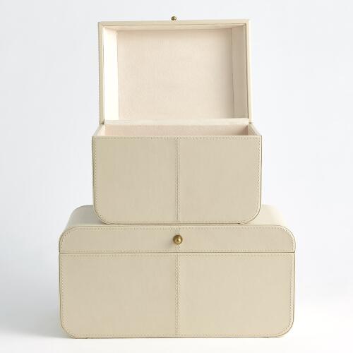 Curved Corner Box-Ivory