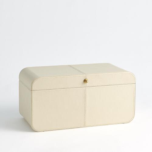 Curved Corner Box-Ivory