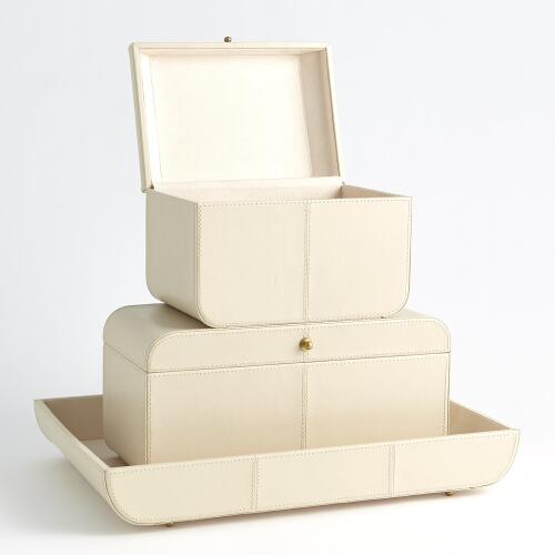 Curved Corner Box-Ivory