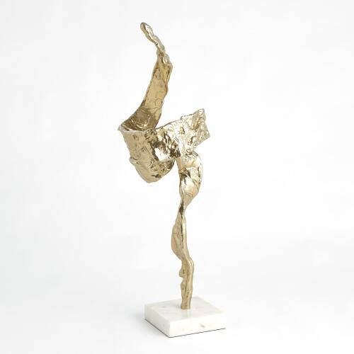 Twist Sculpture-Brass