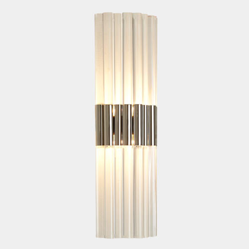 Asta Acrylic Sconce-Nickel