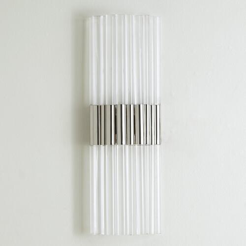 Acrylic Sconce-Nickel