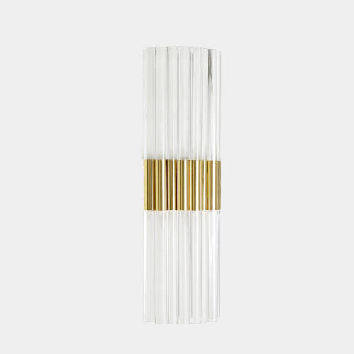 Asta Acrylic Sconce-Brass