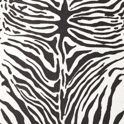 Zebra Pillow-White and Black
