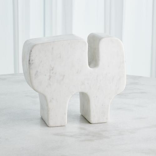 Abstract Marble Sculpture-White Banswara