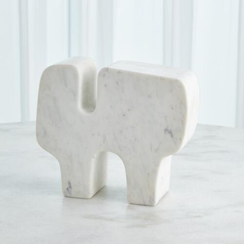 Abstract Marble Sculpture-White Banswara