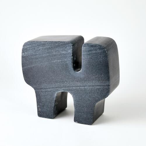 abstract marble sculpture-black bheslana