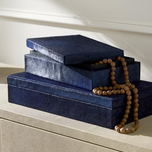 Blue Hair-on-Hide Box