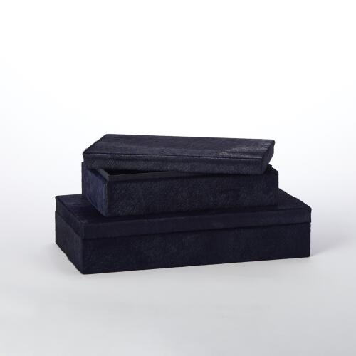 Blue Hair-on-Hide Box