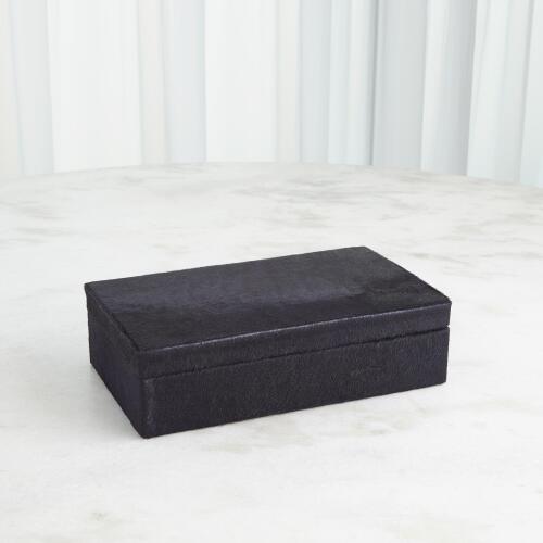 Blue Hair-on-Hide Box