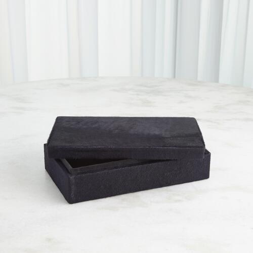 Blue Hair-on-Hide Box