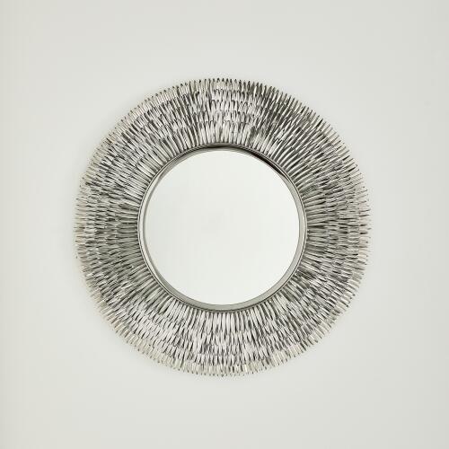 Quill Burst Mirror-Nickel