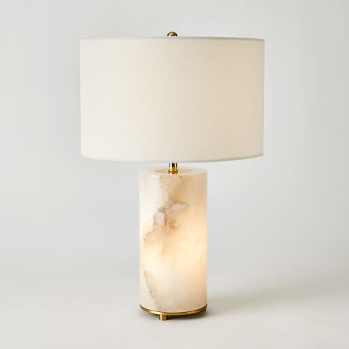 alabaster inner light lamp
