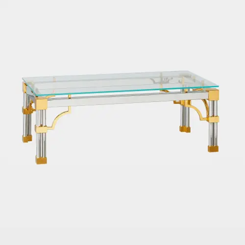 Tri-Column Cocktail Table