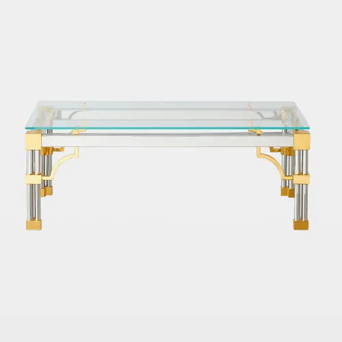 Tri-Column Cocktail Table