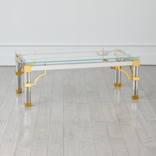 Tri-Column Cocktail Table