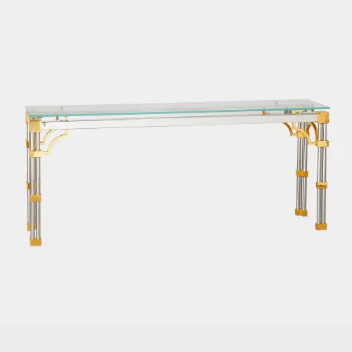 Tri-Column Console Table