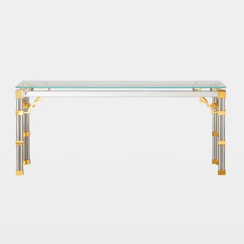 Tri-Column Console Table