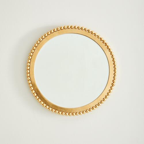 Ball Bearing Mirror-Gold Leaf
