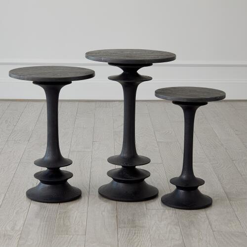 Oasis Side Table-Black-Lg