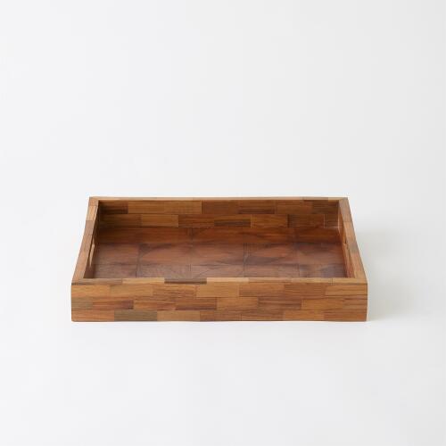 Quartered Wood Tray