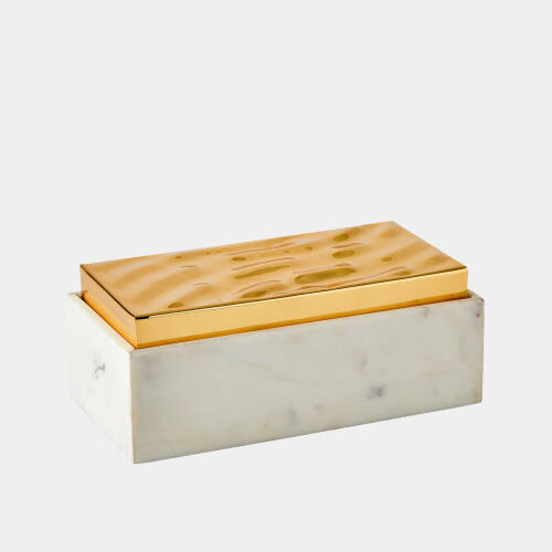 Shimmer Box-Brass-Lg