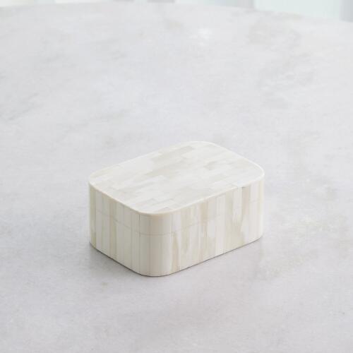Super Ellipse Box-White Bone