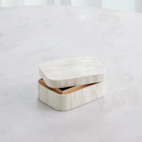 Super Ellipse Box-White Bone