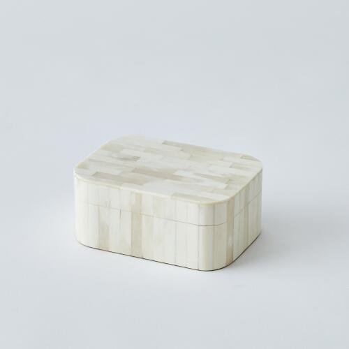 Super Ellipse Box-White Bone