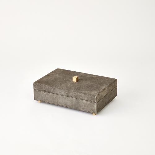 Posh Box-Grey Suede