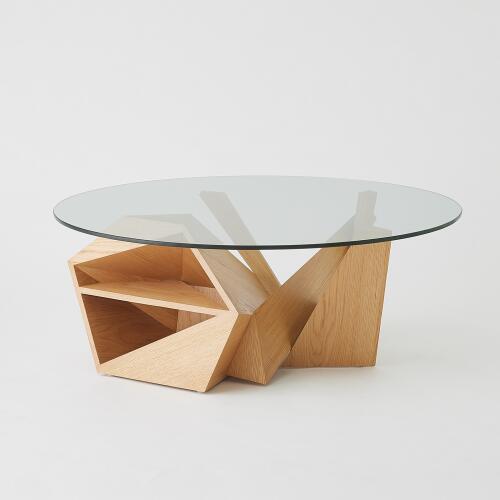 Spectrum Cocktail Table-Oak