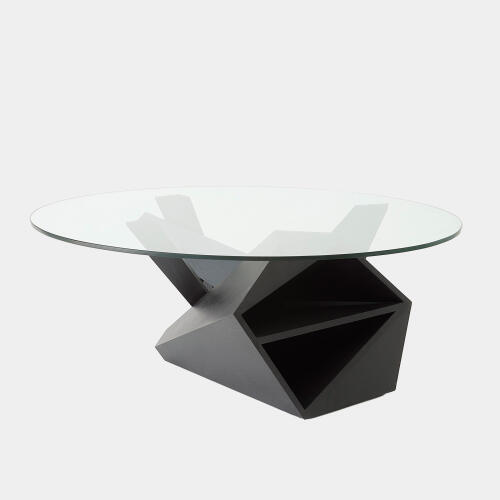 Spectrum Cocktail Table-Blackened Oak