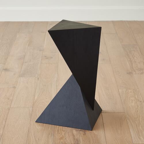 Spectrum Side Table-Blackened Oak