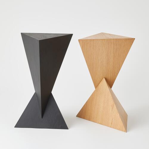 Spectrum Side Table-Blackened Oak