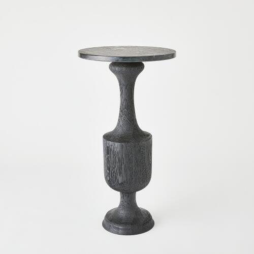 Vessel Side Table-Black-Sm