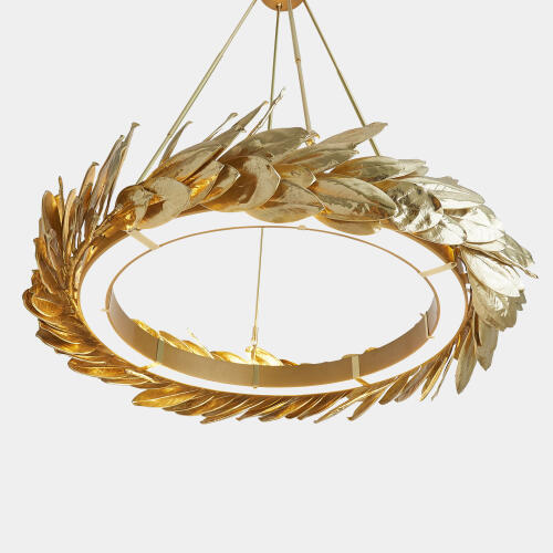 Laurel Chandelier-Brass