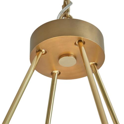 Laurel Chandelier-Brass