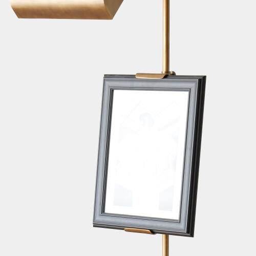 Display Floor Lamp-Brass