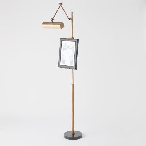 Display Floor Lamp-Brass