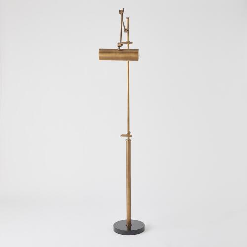 Display Floor Lamp-Brass
