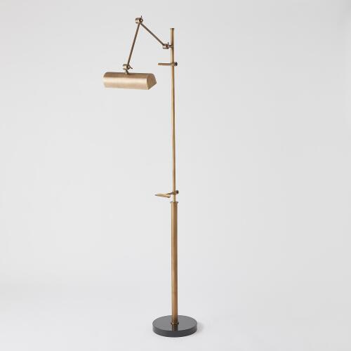Display Floor Lamp-Brass