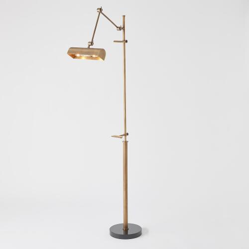 Display Floor Lamp-Brass
