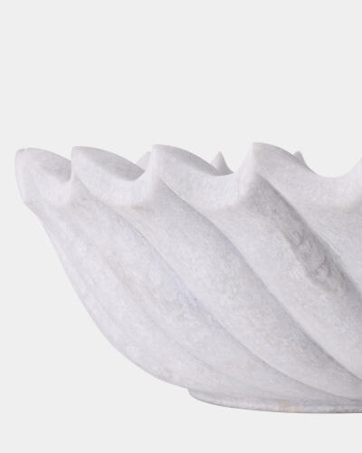 Turbinio Shell Bowl-White