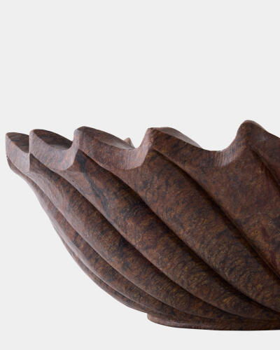 Turbinio Shell Bowl-Brown