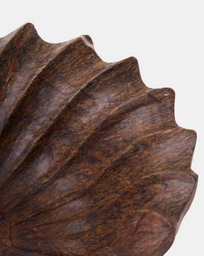 Turbinio Shell Bowl-Brown