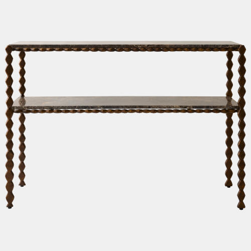 Pinkered Console-Brown