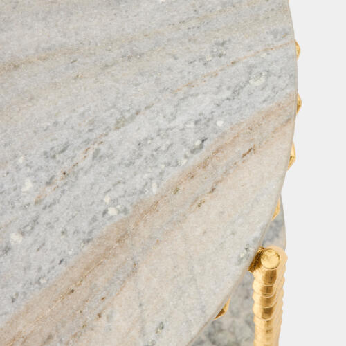 Pinkered Side Table-Green