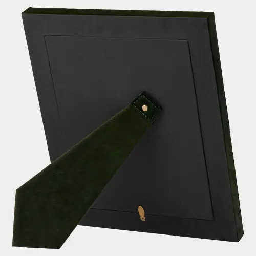 Posh Picture Frame-8x10-Green Hair-on-Hide