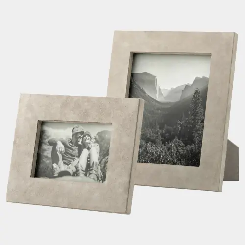 Posh Picture Frame-8x10-Parchment Suede
